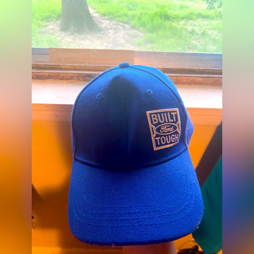 Built tough ford truck hat. In amazing condition.
